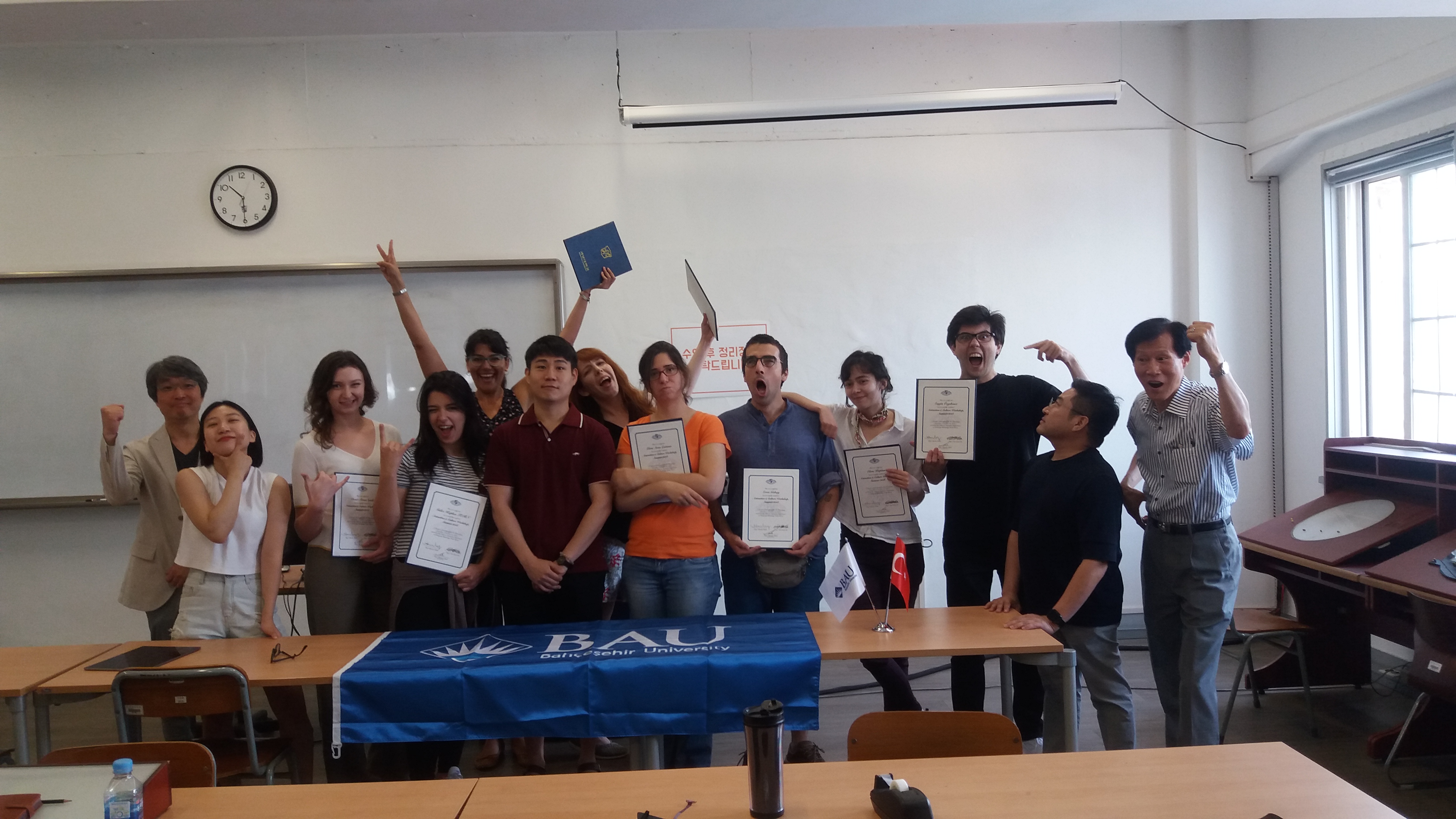 Çizgi Film ve Animasyon Bölümü Tarafından  Güney Kore Yaz Okulu Gerçekleştirildi