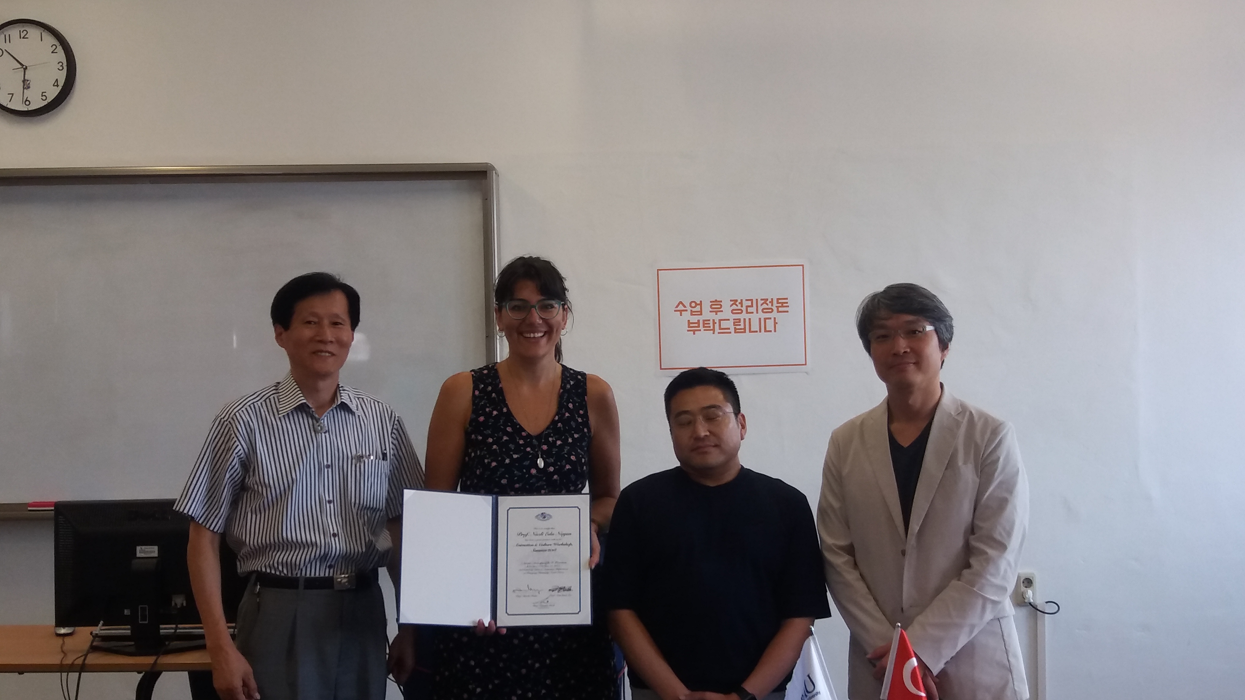 Çizgi Film ve Animasyon Bölümü Tarafından  Güney Kore Yaz Okulu Gerçekleştirildi