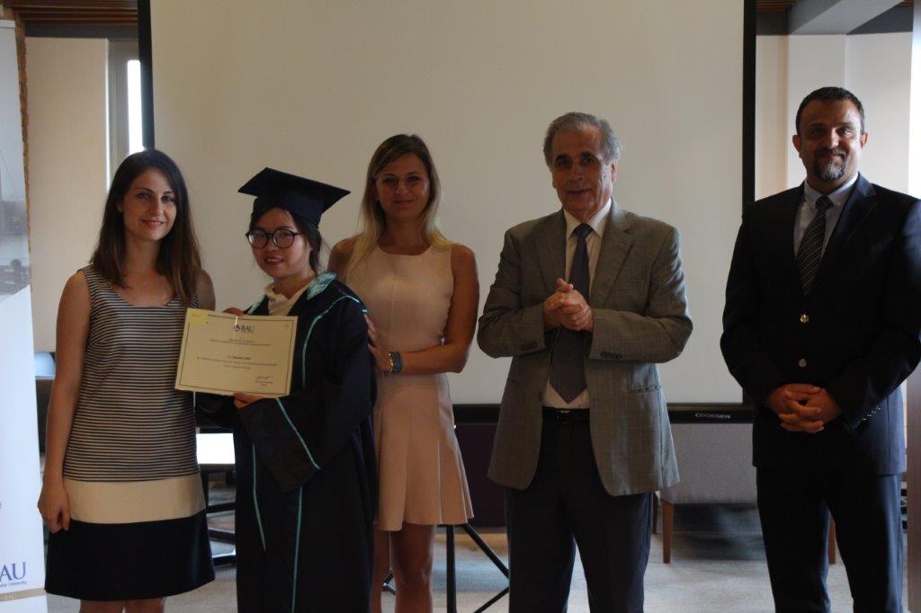 BAU Çinli Öğrencilerini Mezun Etti