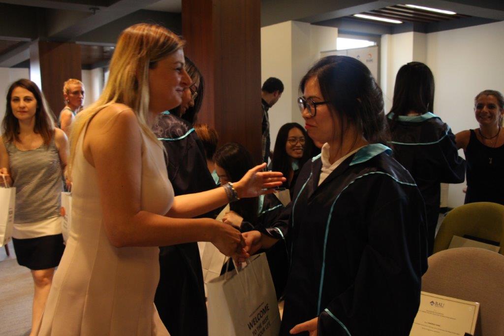 BAU Çinli Öğrencilerini Mezun Etti