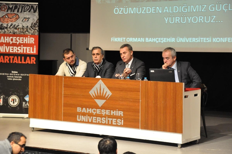 BJK Başkanı Fikret Orman BAU'daydı