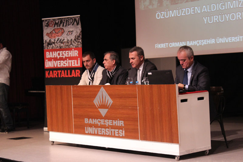 BJK Başkanı Fikret Orman BAU'daydı