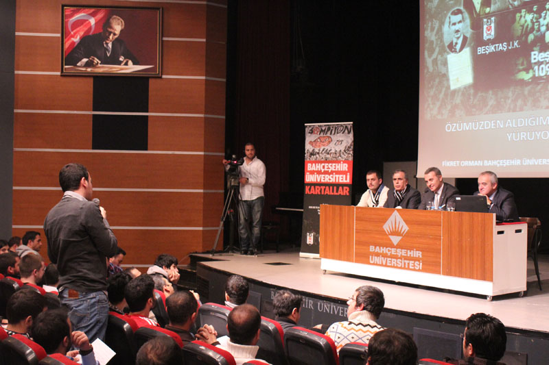 BJK Başkanı Fikret Orman BAU'daydı