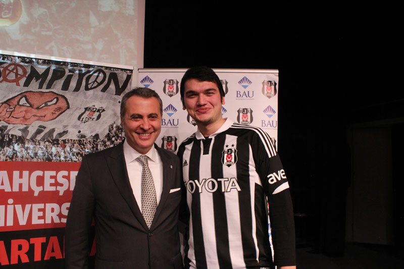 BJK Başkanı Fikret Orman BAU'daydı