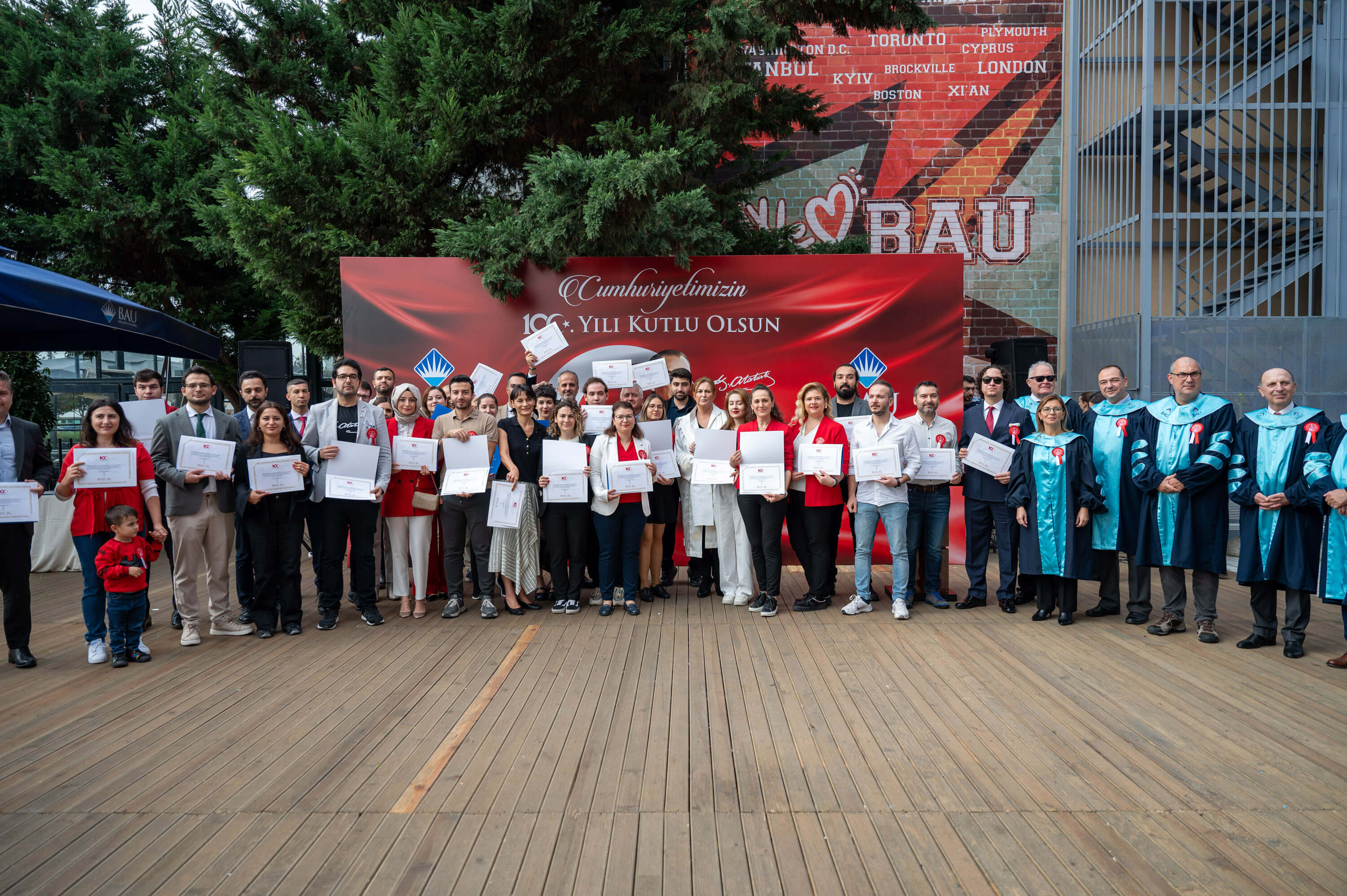 Cumhuriyetimizin 100.Yılı Etkinliği ve 100 Doktora Bursu Takdim Töreni