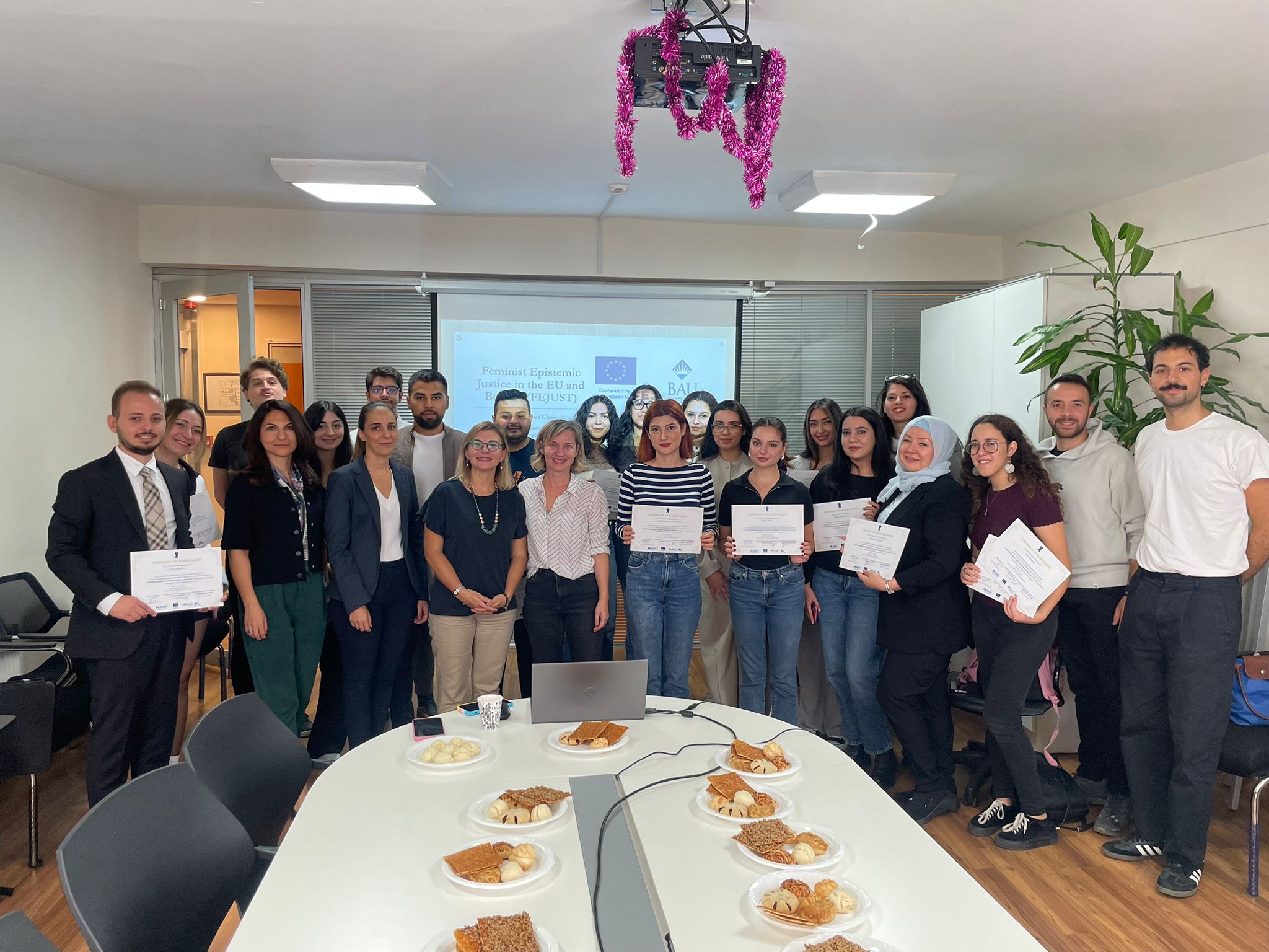 Certificate Award Ceremony: Honoring Success in the FEJUST Project