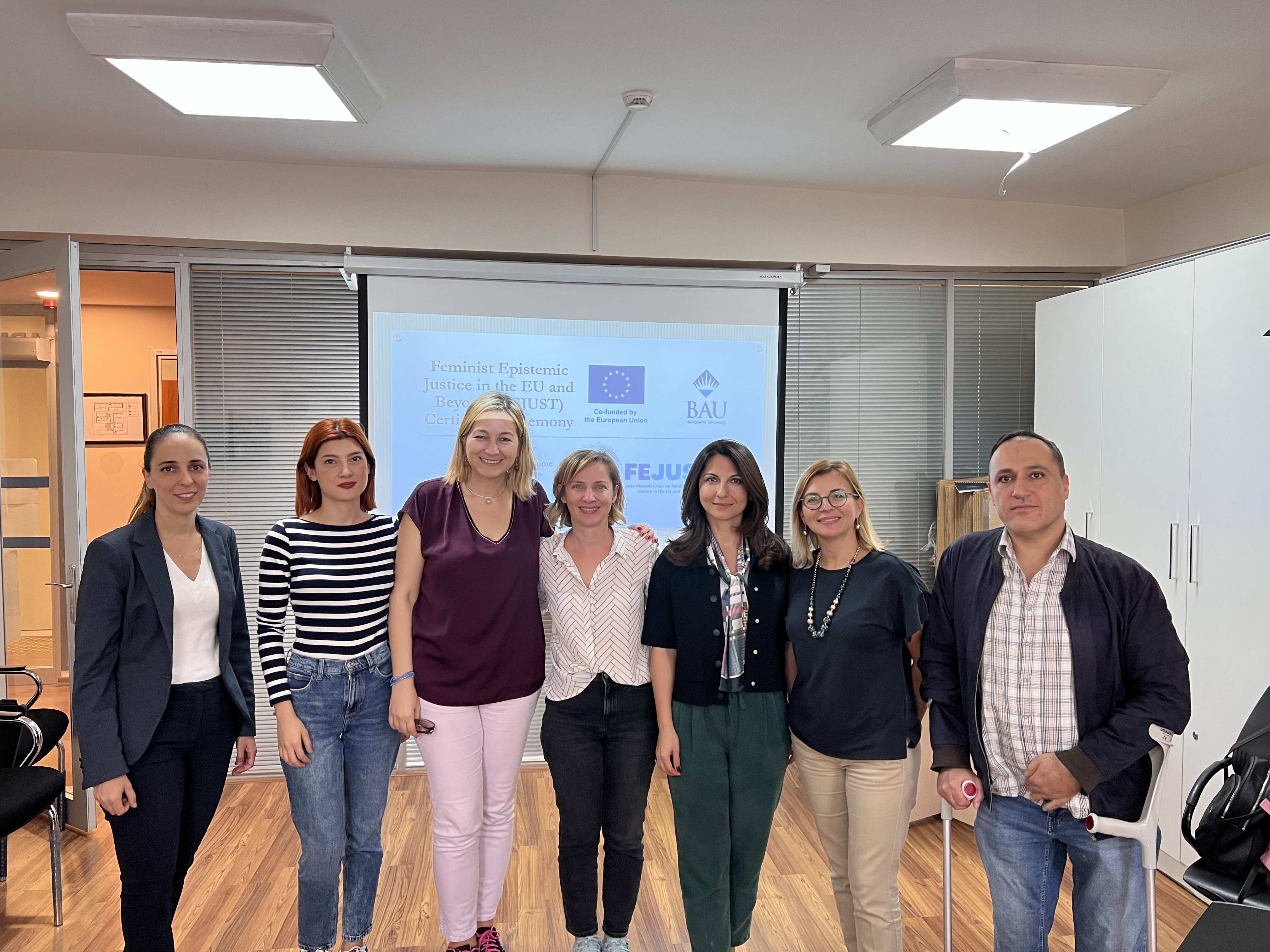 Certificate Award Ceremony: Honoring Success in the FEJUST Project