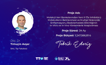 Doç. Dr. Timuçin Avşar’ın Projesi, TÜBİTAK 1001 Programı Kapsamında ...