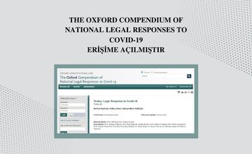 The Oxford Compendium of National Legal Responses To Covid-19 Erişime Açılmıştır