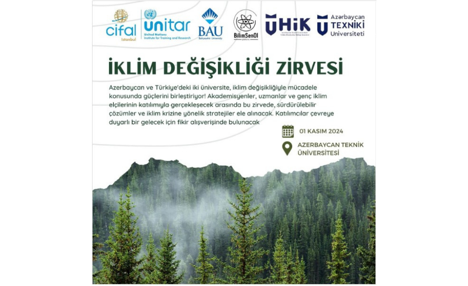 Bakü'de İklim Değişikliği Zirvesi: Gençler ve Uzmanlar COP29 Öncesi Buluştu