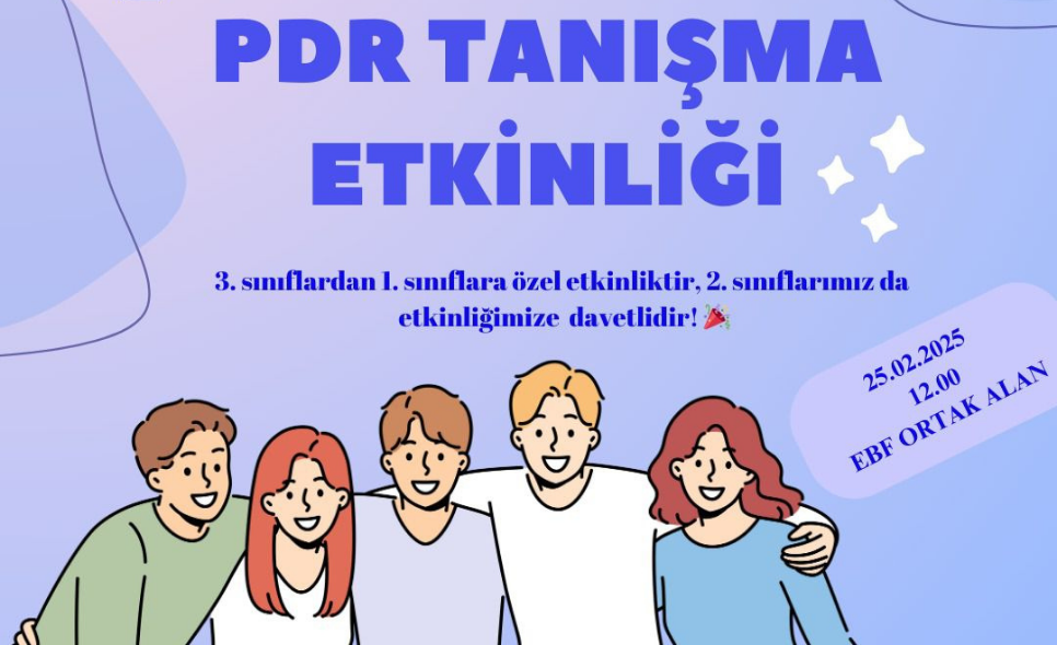 PDR Bölümünde Tanışma Etkinliği Gerçekleştirildi