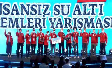 İnsansız Su Altı Sistemleri ile Teknofest'te İpi Göğüslediler