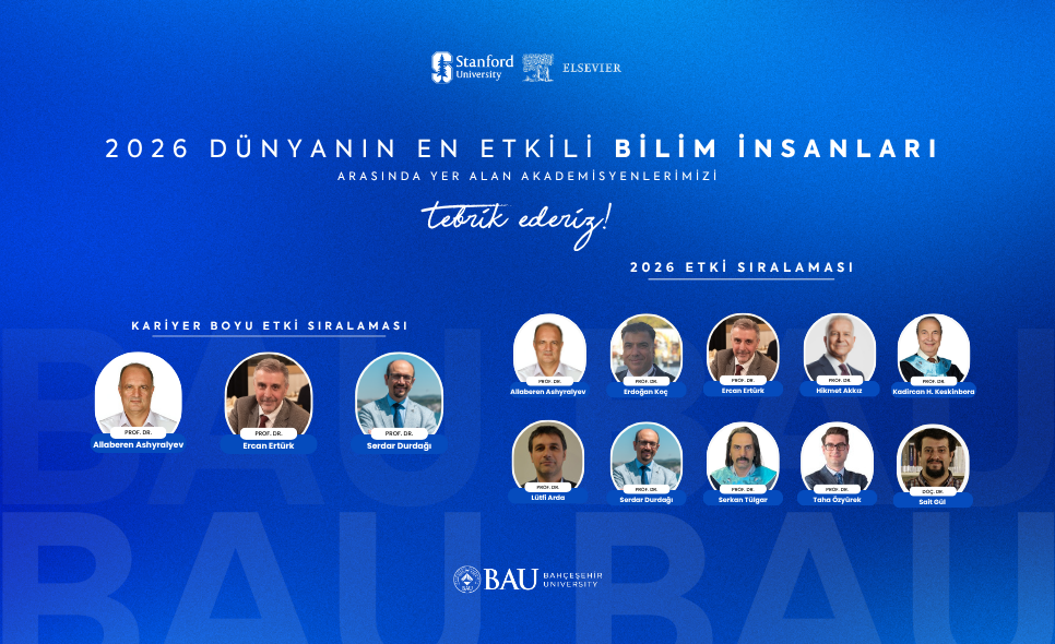Tıp Fakültesinden Üç Akademisyenimiz Dünyanın En Etkili Bilim İnsanları Arasında
