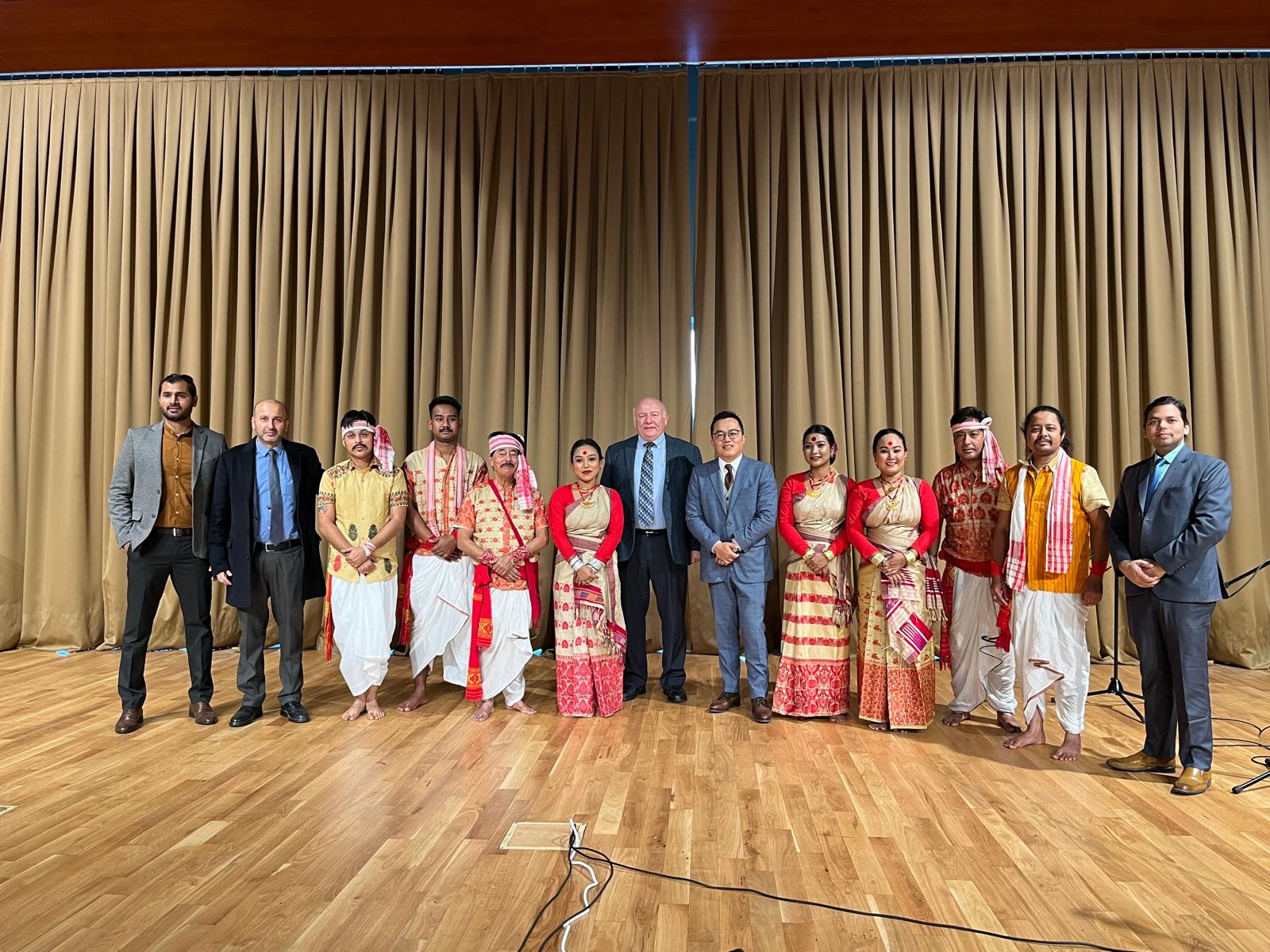 Bihu Dans Topluluğu'nu Üniversitemizde Ağırladık.