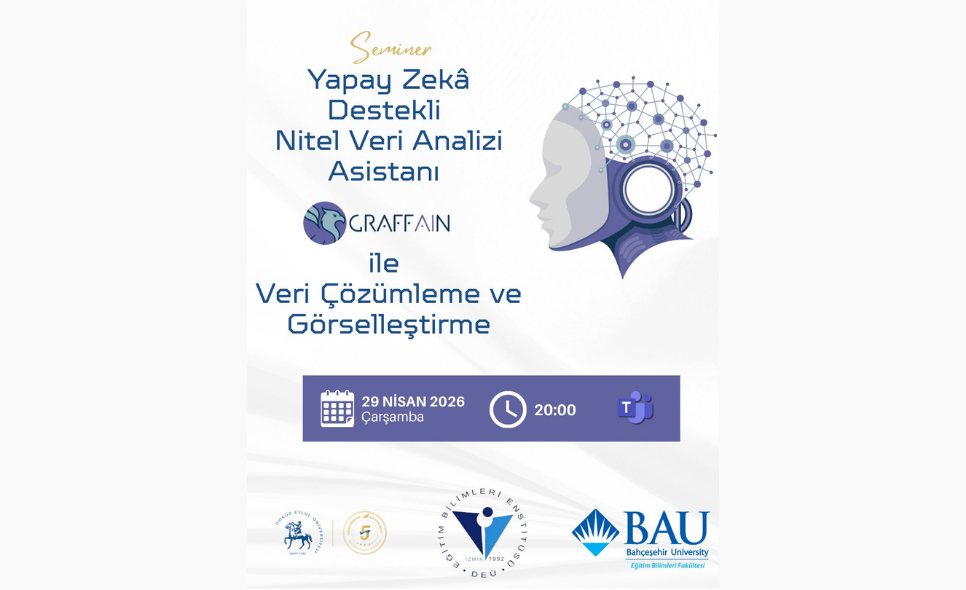 Yapay Zeka Destekli Nitel Veri Analizi Asistanı GraffAIn ile Nitel Veri Analizi Semineri Gerçekleştirildi