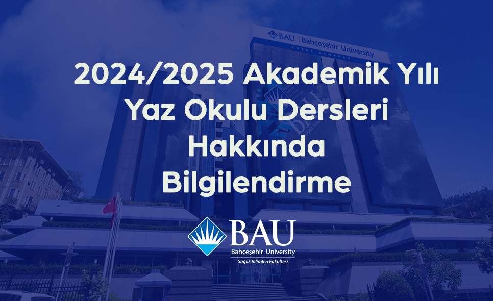 Yaz Okulu Dersleri Hakkında Bilgilendirme