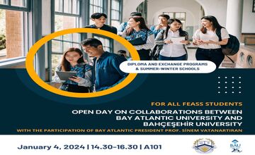 You are invited to the Open Day on Collaborations Between Bay Atlantic University and Bahçeşehir University!