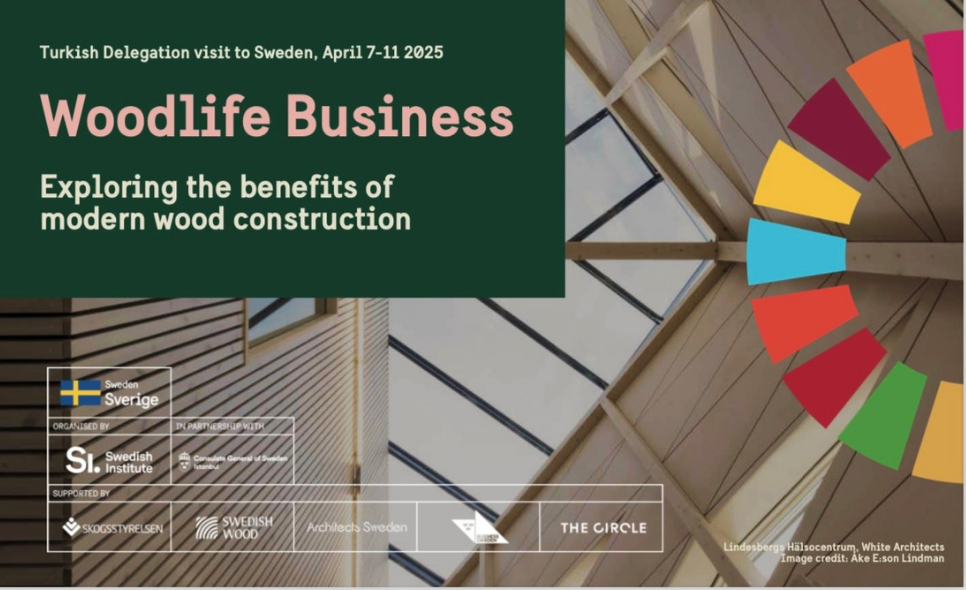 Ahşap Yapı Uygulama ve Araştırma Merkezi, Woodlife Business, Türkiye Delegasyonu Üyesi Olarak İsveç’teydi.