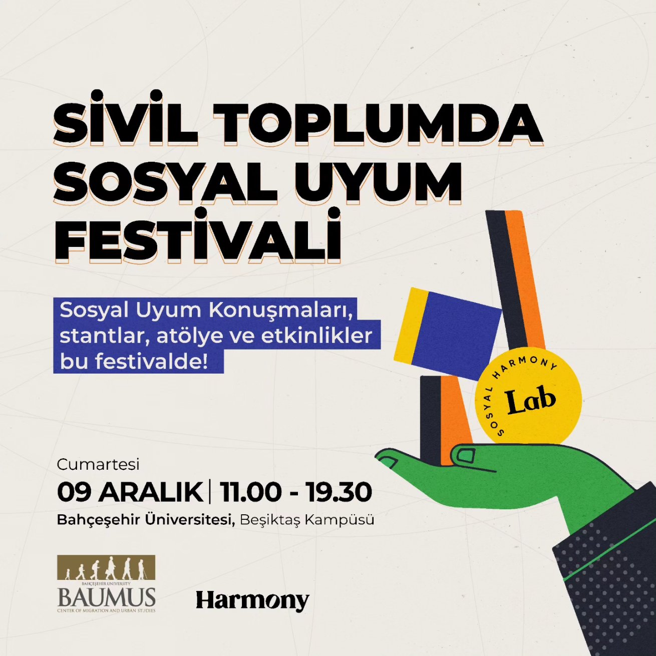 Sivil Toplumda Sosyal Uyum Festivali