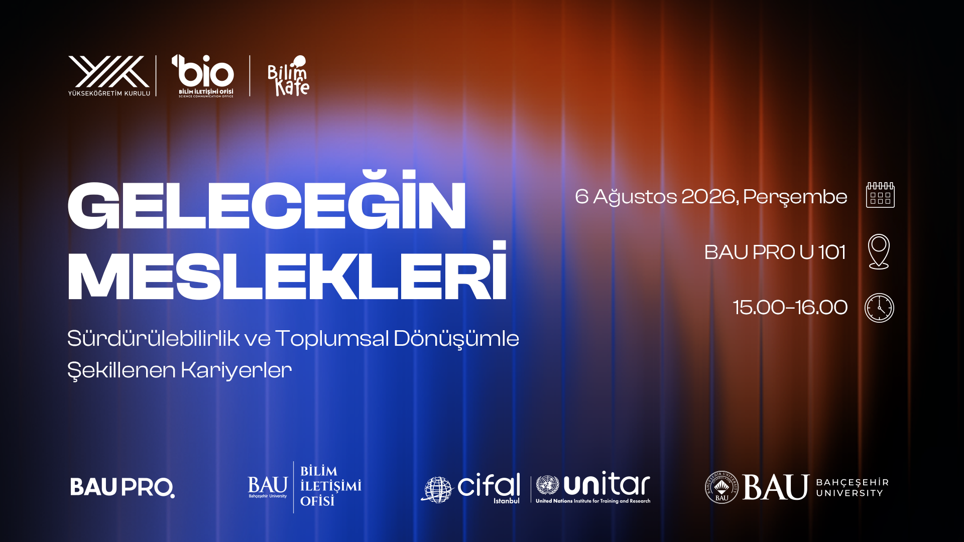 Bilim Kafe’de Geleceğin Meslekleri Sürdürülebilirlik Perspektifiyle Ele Alınacak